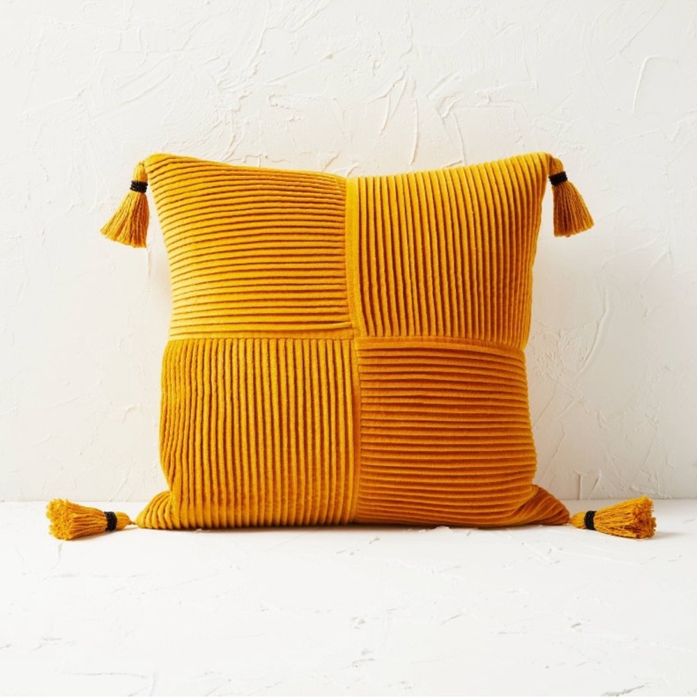 Opalhause velvet square trow pilow